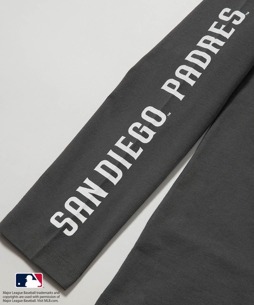 ADAM ET ROPE'(アダムエロペ)の「【MLB COLLECTION BY JUN】ロゴロングスリーブT シャツ(Tシャツ/カットソー・レディース・ホワイト系その他2/ベージュ系その他/スミクロ・FREE)」の17枚目の写真