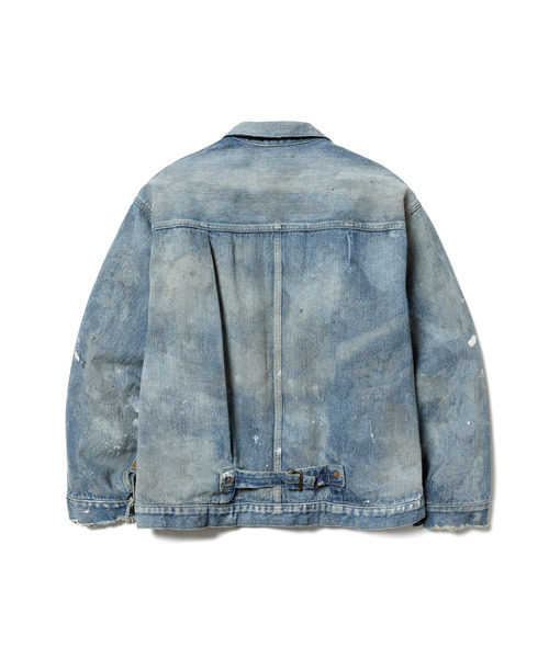 F-LAGSTUF-F / TRACKER JACKET STYLE1st ボロ加工トラッカー/FS1519// F-LAGSTUF-F フラグスタフ / TRACKER JACKET STYLE1st ボロ加工