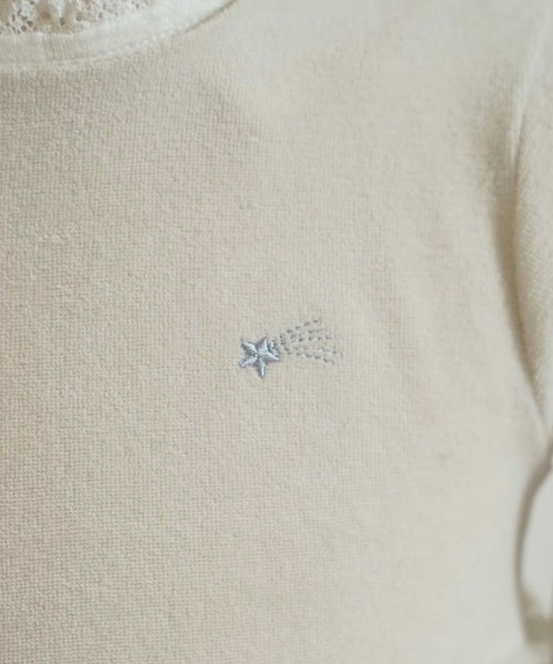 10mois（ディモワ）の「【10mois(ディモワ)】星チュールベロアボディオール 70cm・80cm（ロンパース・キッズ・クリーム/ライトグレー・70cm/80ｃｍ）」の10枚目の写真