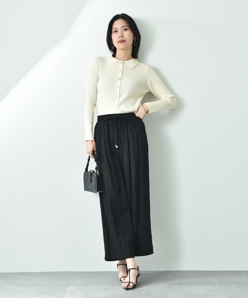 INTERPLANET（インタープラネット）の「レーヨンナイロンイージーパンツ（その他パンツ・レディース・アイボリー/グレー/ブラック・FREE）」の14枚目の写真