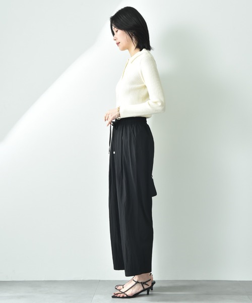 INTERPLANET（インタープラネット）の「レーヨンナイロンイージーパンツ（その他パンツ・レディース・アイボリー/グレー/ブラック・FREE）」の16枚目の写真