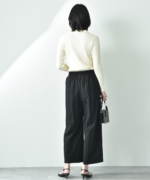 INTERPLANET（インタープラネット）の「レーヨンナイロンイージーパンツ（その他パンツ・レディース・アイボリー/グレー/ブラック・FREE）」の15枚目の写真