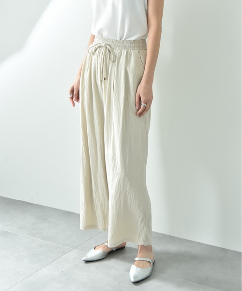 INTERPLANET（インタープラネット）の「レーヨンナイロンイージーパンツ（その他パンツ・レディース・アイボリー/グレー/ブラック・FREE）」の11枚目の写真