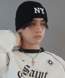 SPINNS（スピンズ）の「ニットキャップ NYロゴ（ニットキャップ/ビーニー）」