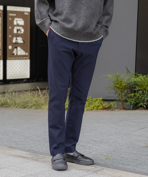 GLOBAL WORK Smile Seed Store（グローバルワーク スマイルシードストア）の「NR起毛ストレッチスリムパンツ/138369（その他パンツ・メンズ・ブラック/ネイビー/チャコール/ベージュ・MEDIUM/LARGE/X-LARGE/SMALL）」の4枚目の写真