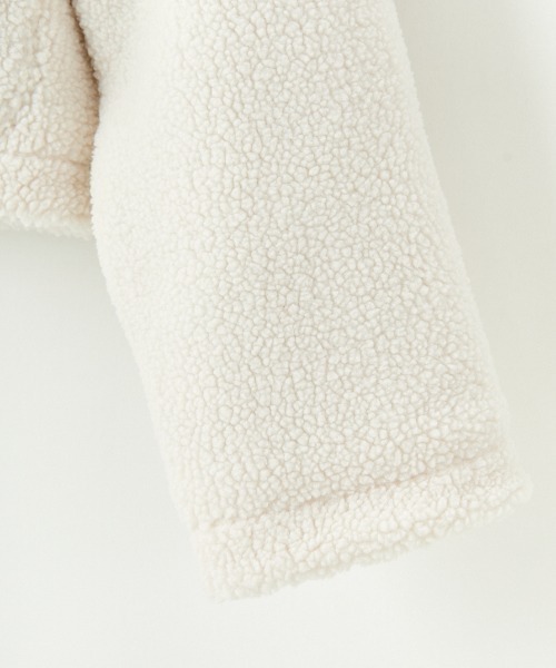 DANTON（ダントン）の「[DANTON/ダントン] ライトボア カバーオールジャケット（カバーオール・レディース・チャコールグレー/ライトベージュ・M）」の15枚目の写真