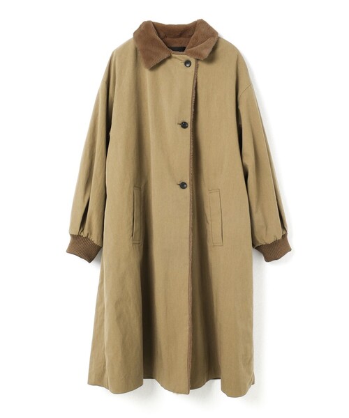 mizuiroind(ミズイロインド)の「mizuiro ind バックボアコート(その他アウター・レディース・ブラック/チャコールグレー/ベージュ・FREE)」の17枚目の写真