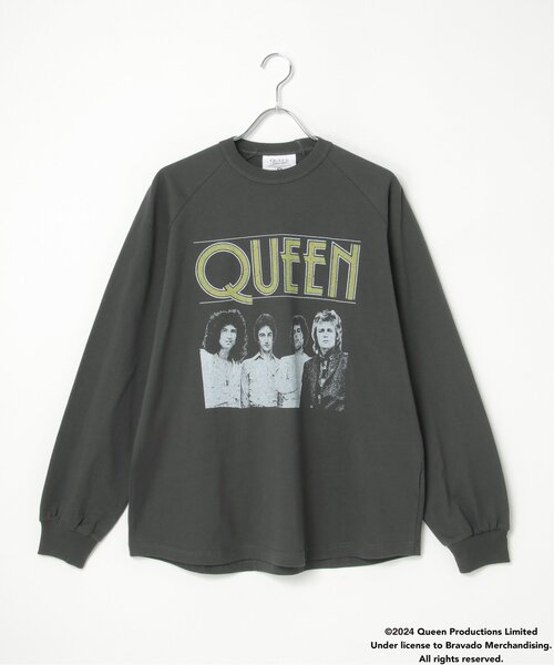 VENCEEXCHANGE(ヴァンスエクスチェンジ)の「Queen クイーン フォトツアーラグランT(Tシャツ/カットソー・メンズ・チャコール/その他1/オフホワイト・L/LL/M)」の5枚目の写真
