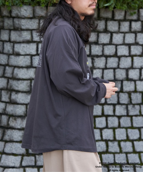 VENCEEXCHANGE(ヴァンスエクスチェンジ)の「Queen クイーン フォトツアーラグランT(Tシャツ/カットソー・メンズ・チャコール/その他1/オフホワイト・L/LL/M)」の14枚目の写真