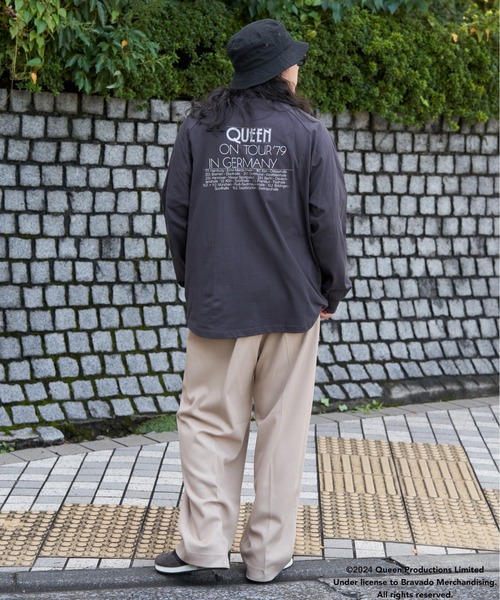 VENCEEXCHANGE(ヴァンスエクスチェンジ)の「Queen クイーン フォトツアーラグランT(Tシャツ/カットソー・メンズ・チャコール/その他1/オフホワイト・L/LL/M)」の17枚目の写真