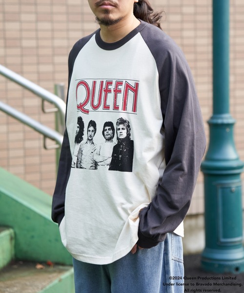 VENCEEXCHANGE(ヴァンスエクスチェンジ)の「Queen クイーン フォトツアーラグランT(Tシャツ/カットソー・メンズ・チャコール/その他1/オフホワイト・L/LL/M)」の18枚目の写真