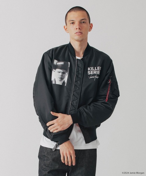 ALPHA×SILAS×JAMIE MORGAN コラボ MA-1【プリント】 ALPHA×SILAS×JAMIE MORGAN コラボ MA-1【プリント】