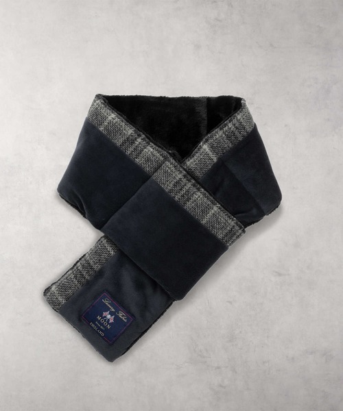 Right-on（ライトオン）の「【MOON】マフラー（マフラー・メンズ・ブラック/ダークグレー・フリー）」の2枚目の写真