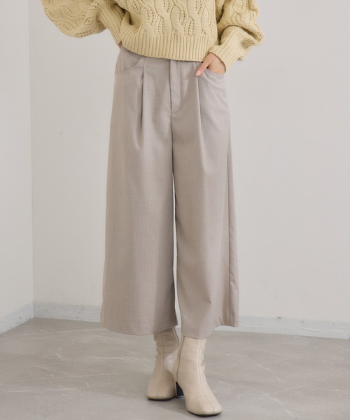 KATHARINE ROSS(キャサリンロス)の「【KATHARINE ROSS】バックポケットストレッチフレアパンツ(その他パンツ・レディース・ネイビー/ベージュ・MEDIUM)」の2枚目の写真