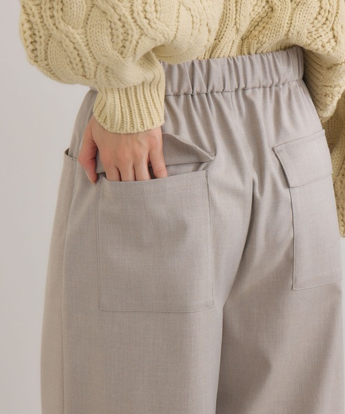 KATHARINE ROSS(キャサリンロス)の「【KATHARINE ROSS】バックポケットストレッチフレアパンツ(その他パンツ・レディース・ネイビー/ベージュ・MEDIUM)」の8枚目の写真