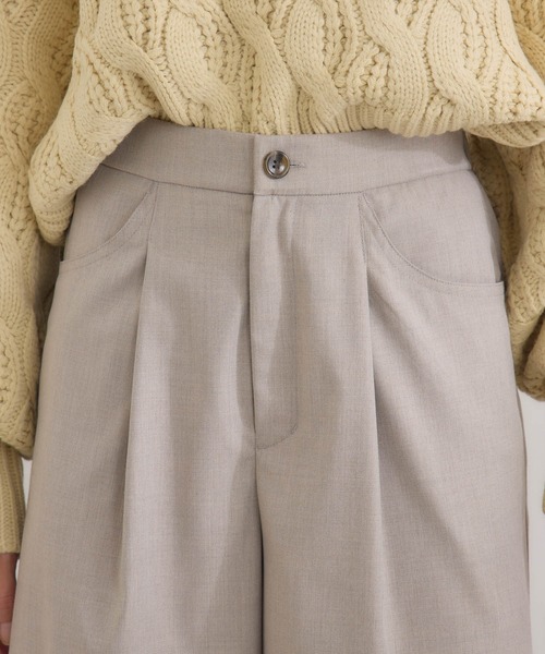 KATHARINE ROSS(キャサリンロス)の「【KATHARINE ROSS】バックポケットストレッチフレアパンツ(その他パンツ・レディース・ネイビー/ベージュ・MEDIUM)」の3枚目の写真