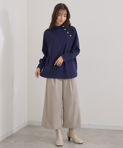 KATHARINE ROSS(キャサリンロス)の「【KATHARINE ROSS】バックポケットストレッチフレアパンツ(その他パンツ・レディース・ネイビー/ベージュ・MEDIUM)」の16枚目の写真