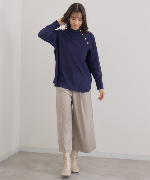 KATHARINE ROSS(キャサリンロス)の「【KATHARINE ROSS】バックポケットストレッチフレアパンツ(その他パンツ・レディース・ネイビー/ベージュ・MEDIUM)」の18枚目の写真