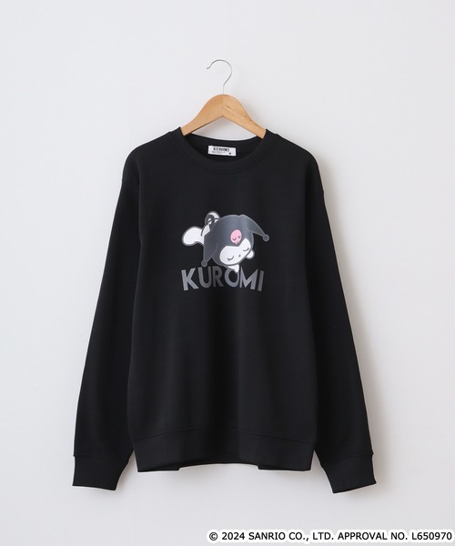 sanrio(サンリオ)の「サンリオキャラクターズ 裏起毛上下セット(ルームウェア/パジャマ・メンズ・ピンク/グリーン/チャコールグレー/ブラック/ネイビー系1/ネイビー系/ブラック系/ダークラベンダー/ピンクベージュ/杢グレー/オートミール/チャコール・L/M/LL)」の13枚目の写真