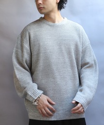 ８(eight) | 畦編みクルーネックニットセーター(ニット/セーター)