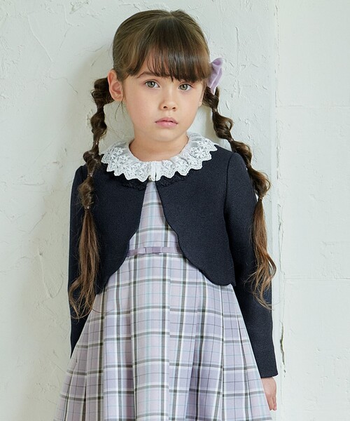 裾スカラップノーカラージャケット（ノーカラージャケット）｜any Fam（エニィファム）