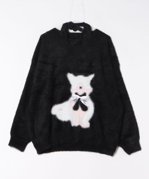 セール】2点セット Vネックニットトップス+ニットキャミ（ニット