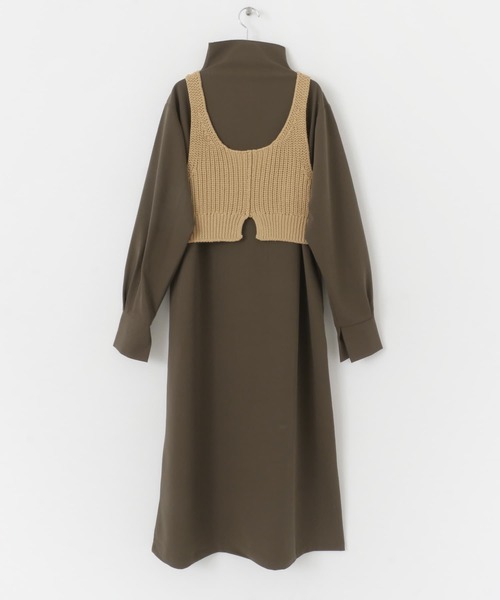 KBF（ケイビーエフ）の「ニットビスチェSETワンピース（ワンピース・レディース・ブラウン系その他/グレー系その他・ONE）」の19枚目の写真