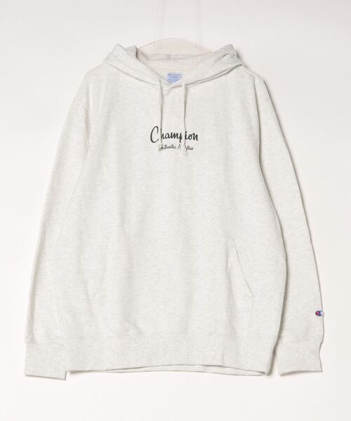 Champion（チャンピオン）の「チャンピオン  HOODED SWEATSHIRT_（スウェット・メンズ・ブラック/グレー/オフホワイト・LL/M/L）」の2枚目の写真