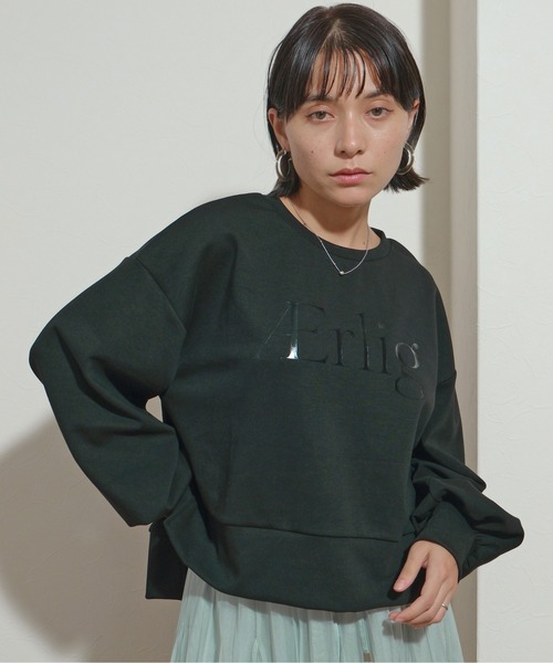 palm RICHE（ポームリシュ）の「クリアプリントプルオーバー（スウェット・レディース・ブラック/アイボリー/ピンク/ライトイエロー・M）」の13枚目の写真