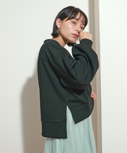 palm RICHE（ポームリシュ）の「クリアプリントプルオーバー（スウェット・レディース・ブラック/アイボリー/ピンク/ライトイエロー・M）」の14枚目の写真