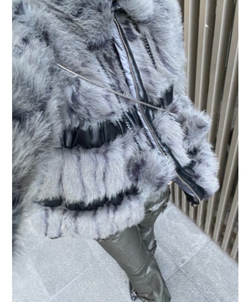 POMPOM FAUX ファージャケット（その他アウター）｜LAGUA GEM