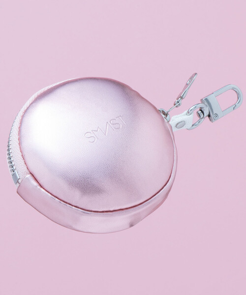 FREAK'S STORE（フリークスストア）の「SMAST/スマスト SMAST CIRCLE POUCH（ポーチ・メンズ・グレー/ブルー/ピンク/レンガ・ONE SIZE）」の7枚目の写真