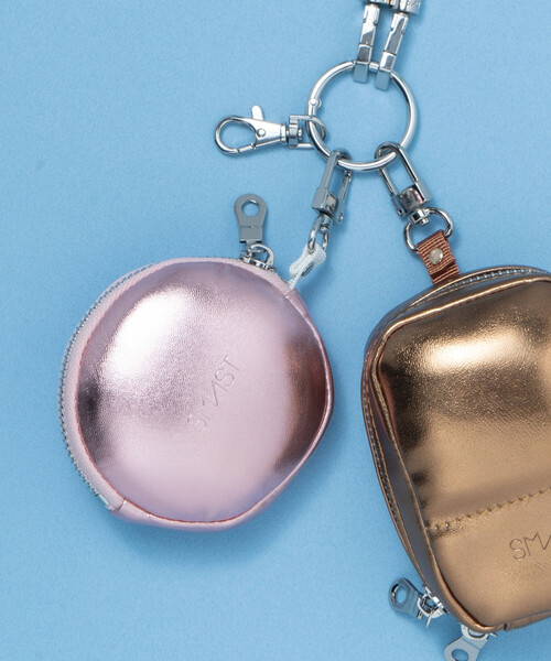 FREAK'S STORE（フリークスストア）の「SMAST/スマスト SMAST CIRCLE POUCH（ポーチ・メンズ・グレー/ブルー/ピンク/レンガ・ONE SIZE）」の8枚目の写真