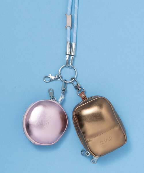 FREAK'S STORE（フリークスストア）の「SMAST/スマスト SMAST CIRCLE POUCH（ポーチ・メンズ・グレー/ブルー/ピンク/レンガ・ONE SIZE）」の10枚目の写真