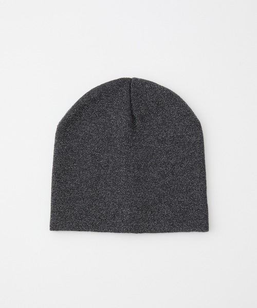 COLONY 2139（コロニートゥーワンスリーナイン）の「ラメニット帽（ニットキャップ/ビーニー・レディース・シルバー/ブラック・FREE）」の6枚目の写真