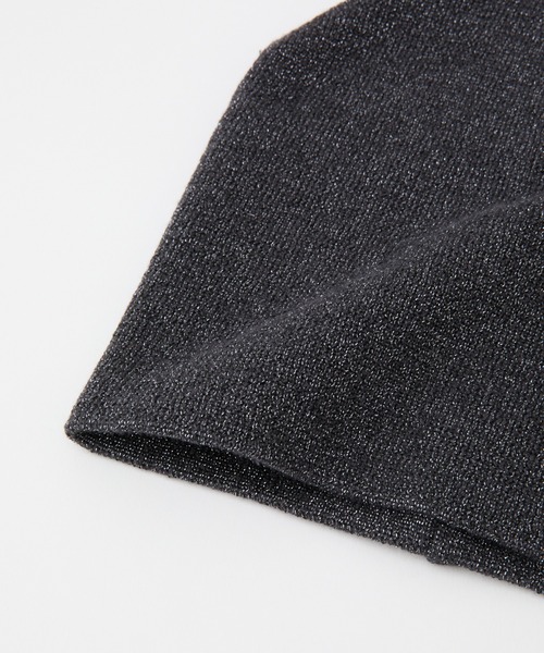 COLONY 2139（コロニートゥーワンスリーナイン）の「ラメニット帽（ニットキャップ/ビーニー・レディース・シルバー/ブラック・FREE）」の8枚目の写真