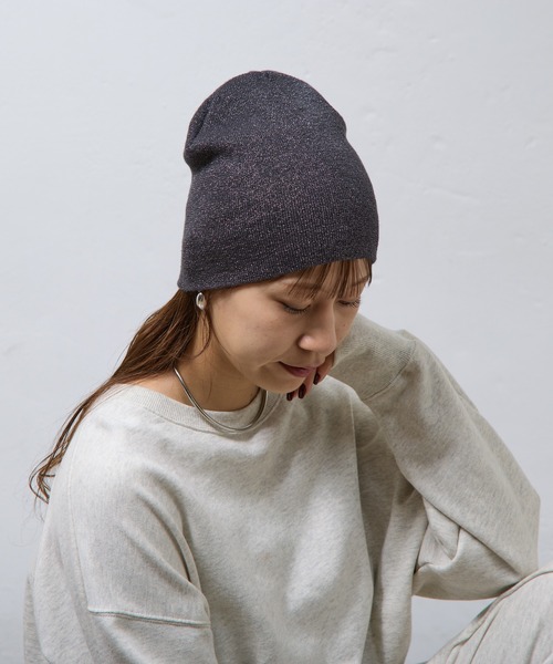 セール】ラメニット帽（ニットキャップ/ビーニー）｜COLONY 2139