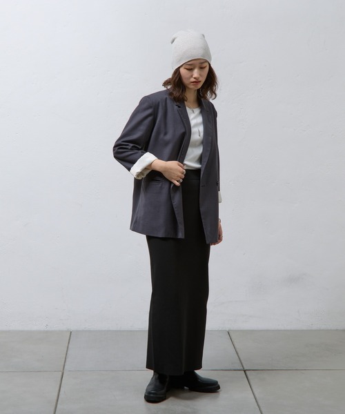 COLONY 2139（コロニートゥーワンスリーナイン）の「ラメニット帽（ニットキャップ/ビーニー・レディース・シルバー/ブラック・FREE）」の11枚目の写真