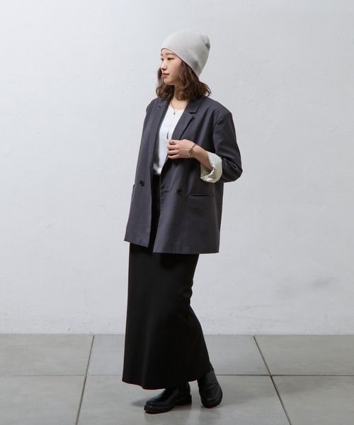 COLONY 2139（コロニートゥーワンスリーナイン）の「ラメニット帽（ニットキャップ/ビーニー・レディース・シルバー/ブラック・FREE）」の12枚目の写真