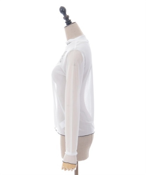 axes femme POETIQUE（アクシーズファムポエティック）の「スネークタトゥーシアープルオーバー（Tシャツ/カットソー・レディース・ブラック/ホワイト/ブルーグレー・MEDIUM）」の14枚目の写真