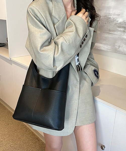 blackdia ocean(ブラックダイヤオーシャン)の「blackdia ocean ポーチ付き サイドポケットソフトバッグ(トートバッグ・レディース・ブラック/ライトブラウン/キャメル/ブラウン・FREE)」の21枚目の写真