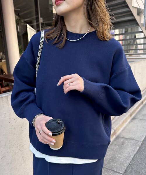 CIAOPANIC TYPY（チャオパニックティピー）の「【2025年S/S新作】エアリーコンフォートニット（ニット/セーター・レディース・チャコールグレー/サックスブルー/イエロー系その他/ホワイト/ライトグレー/レッド/ピンク/ネイビー・ONE SIZE）」の15枚目の写真