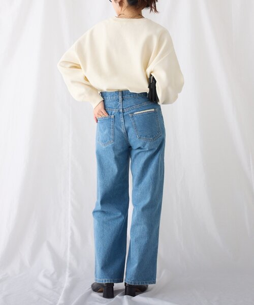 CIAOPANIC TYPY（チャオパニックティピー）の「【2025年S/S新作】エアリーコンフォートニット（ニット/セーター・レディース・チャコールグレー/サックスブルー/イエロー系その他/ホワイト/ライトグレー/レッド/ピンク/ネイビー・ONE SIZE）」の12枚目の写真