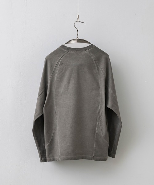 LIDNM リドム CRACK WASHED L/S TEE　M lidnm_official_ CRACK WASHED L/S TEE 福山にある加工工場で
