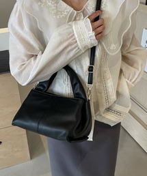 Teem Store | 【2WAY】ラウンドワンハンドルバッグ ショルダーバッグ(ショルダーバッグ)