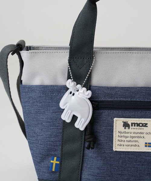 moz（モズ）の「moz(モズ) 2WAYショルダーバッグ A5サイズ 250mlペットボトル トートバッグ ZZEI-33（ショルダーバッグ・レディース・ミント/ブラック/トリコロール/グレー×サックスブルー/ネイビー/グレー×ピンク/オレンジ・ONE SIZE）」の20枚目の写真