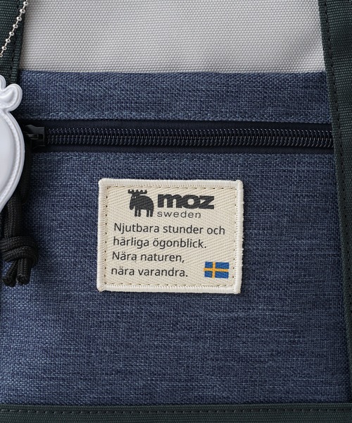 moz（モズ）の「moz(モズ) 2WAYショルダーバッグ A5サイズ 250mlペットボトル トートバッグ ZZEI-33（ショルダーバッグ・レディース・ミント/ブラック/トリコロール/グレー×サックスブルー/ネイビー/グレー×ピンク/オレンジ・ONE SIZE）」の22枚目の写真
