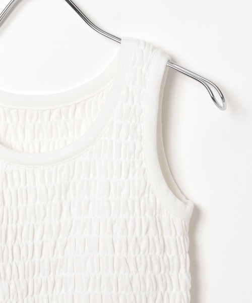 repipi armario（レピピ アルマリオ）の「【吸水速乾】シャーリングタンクトップ（タンクトップ・キッズ・ホワイト/ブラック/その他・SMALL/LARGE/MEDIUM）」の13枚目の写真