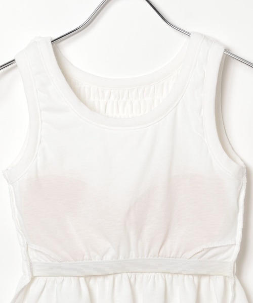 repipi armario（レピピ アルマリオ）の「【吸水速乾】シャーリングタンクトップ（タンクトップ・キッズ・ホワイト/ブラック/その他・SMALL/LARGE/MEDIUM）」の16枚目の写真