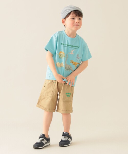 BEAMS mini（ビームスミニ）の「スマイル キャンプ ショーツ 2025SS（90～150cm）（その他パンツ・キッズ・ベージュ/ネイビー/ブルー/レッド・90/100/110/130/140/150/120）」の10枚目の写真